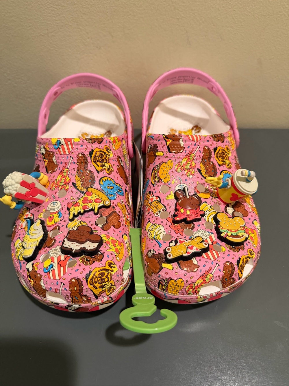 NWT Disney Parks Disney Eats snacks Crocs Clogs M6 / W8 - Picture 2 of 7